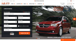 Desktop Screenshot of milescarrentalmiami.com