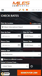 Mobile Screenshot of milescarrentalmiami.com
